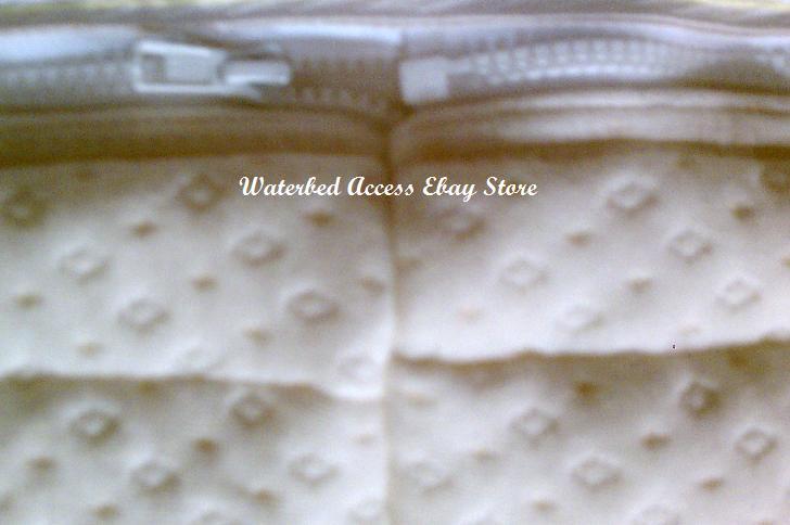 King Replacement Pillowtop Cover with Foam Rails and Liner for softside waterbed