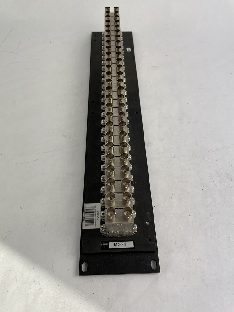 Bittree B52T-2WNHD 2x26 2RU Panel Black Normalling NonTerminating Audio Patchbay