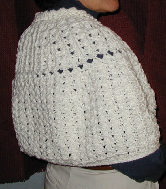 Lena Capelet Pattern in Crochet, 3 sizes