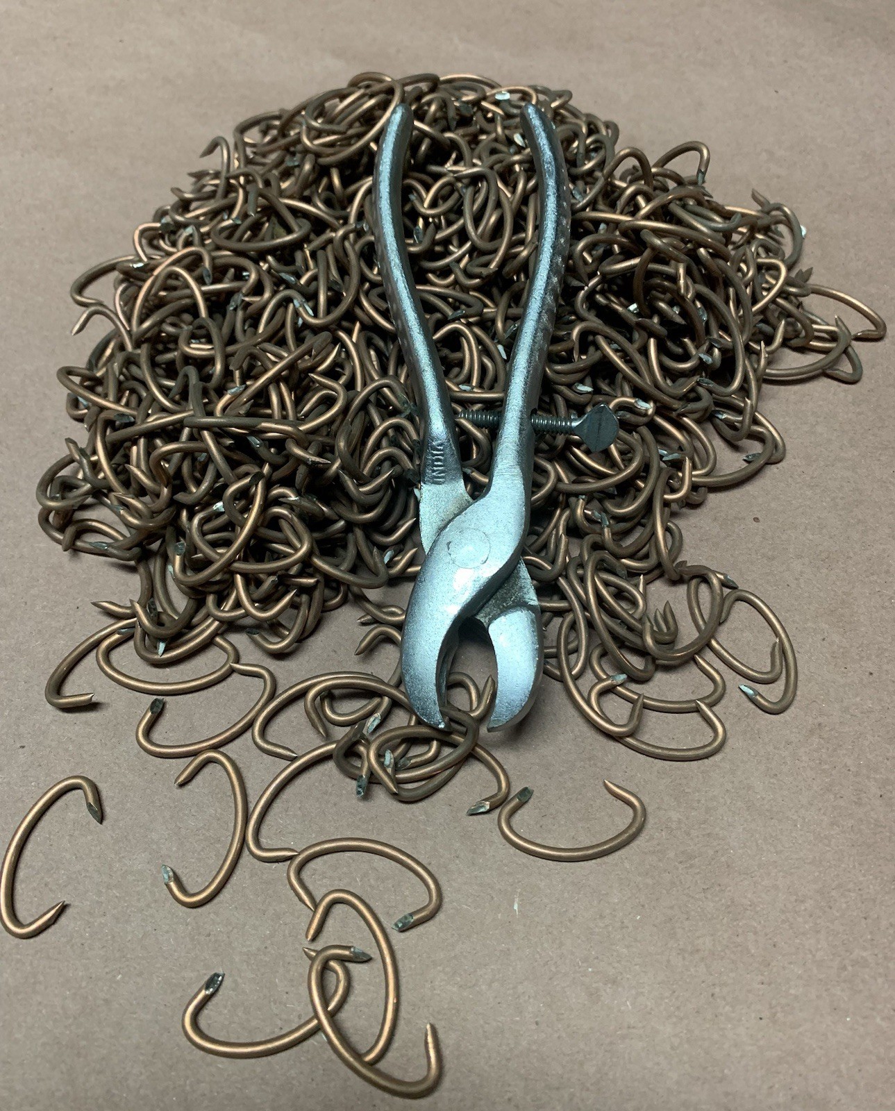 Blair Shoat Rings  #2 - copper coated - 500+ count- with ringer/crimper tool