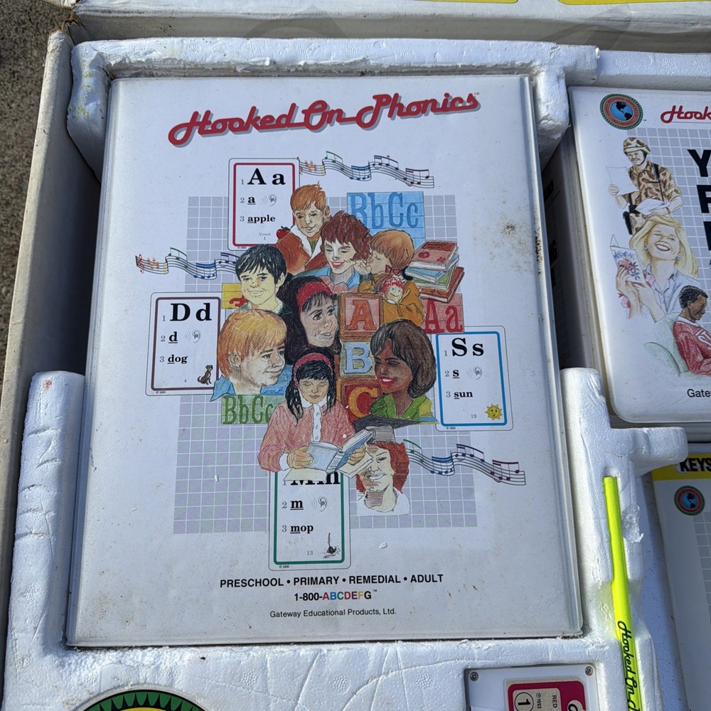 1993 SRA Hooked on Phonics Reading Power Boxed Set Mostly Complete