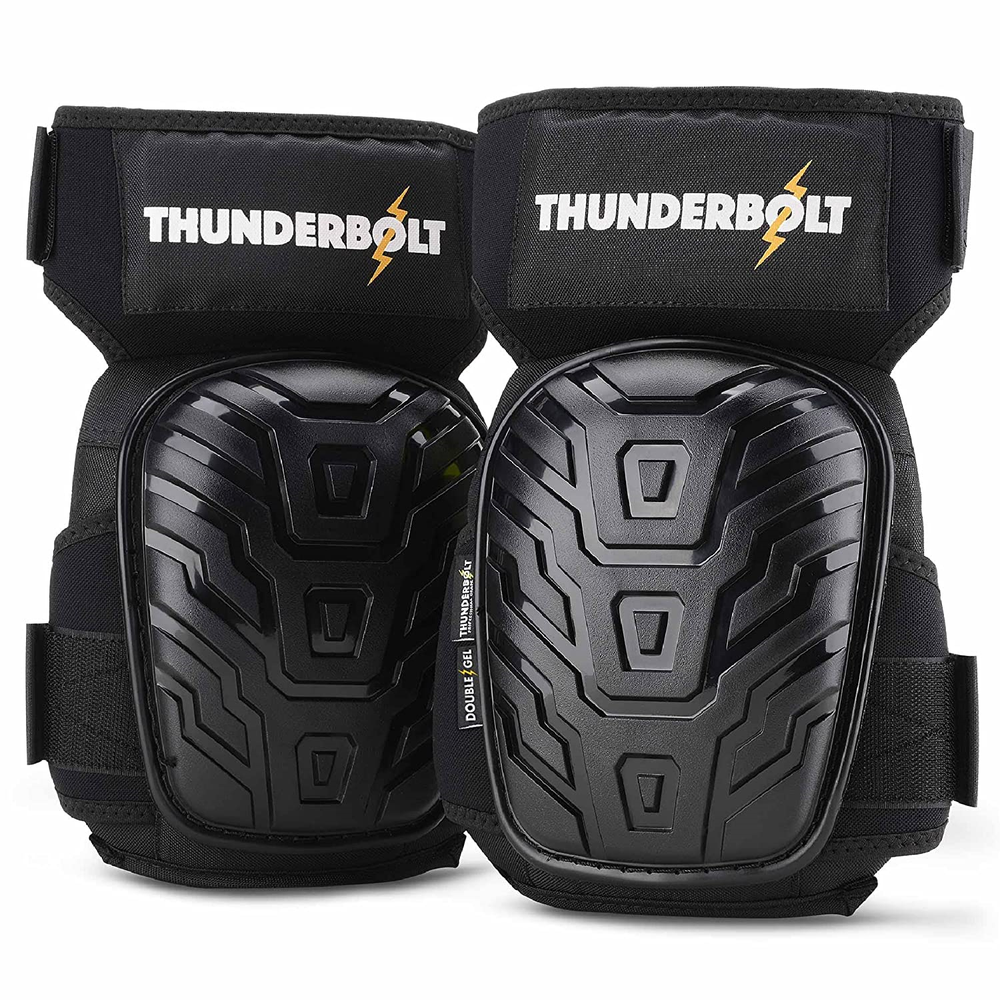 2 Professional Knee Pads Guard Comfortable Hinged Gel Work Flooring Construction