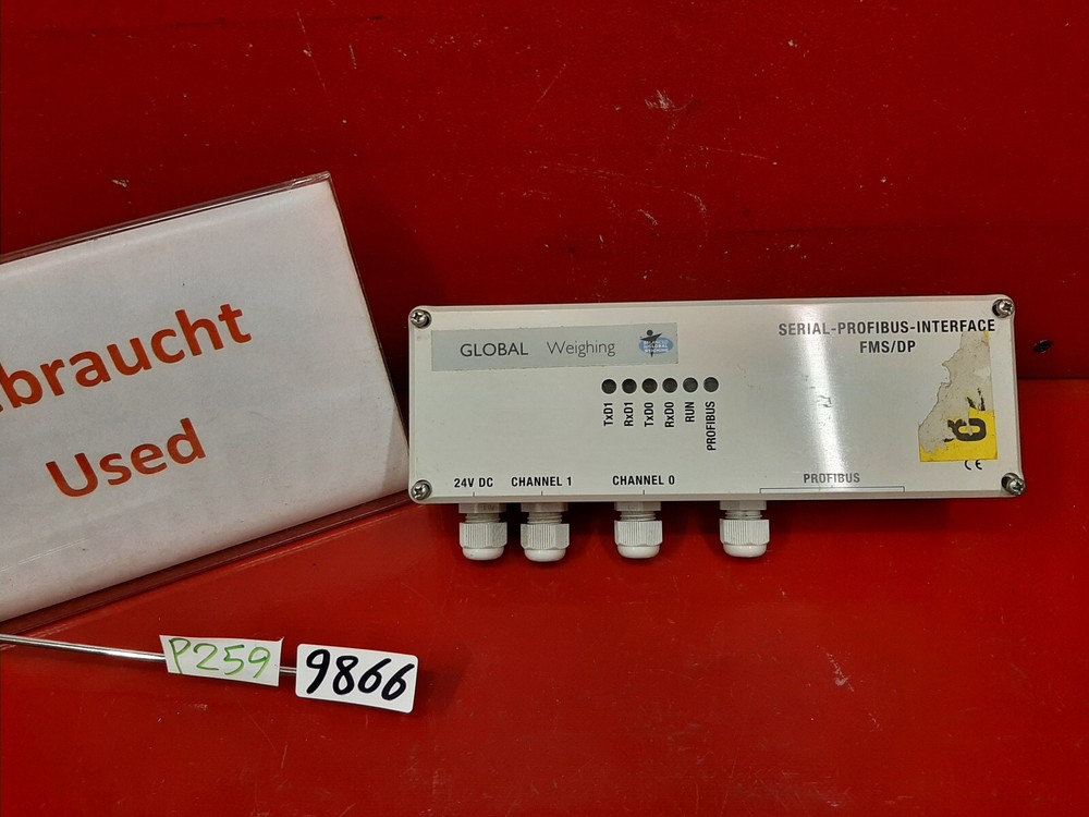 GLOBAL WEIGHTING SERIAL PROFIBUS INTERFACE FMS/DP