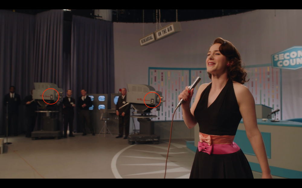 Marvelous Mrs. Maisel Prop: Gordon Ford Show Camera Number Tag