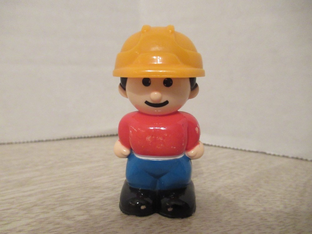 Construction Worker Toy Figure (Plastic)