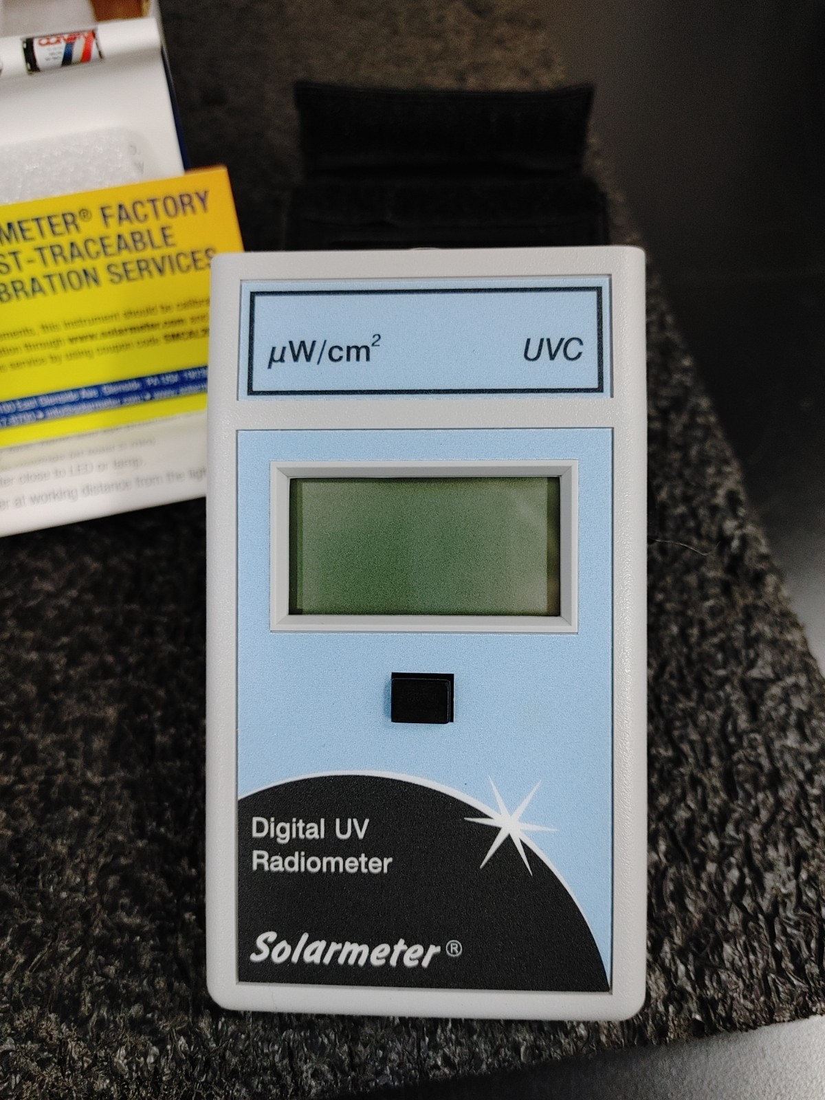 SOLARMETER Model 8.0 UVC Digital UV Ultraviolet Compact Handheld Radiometer