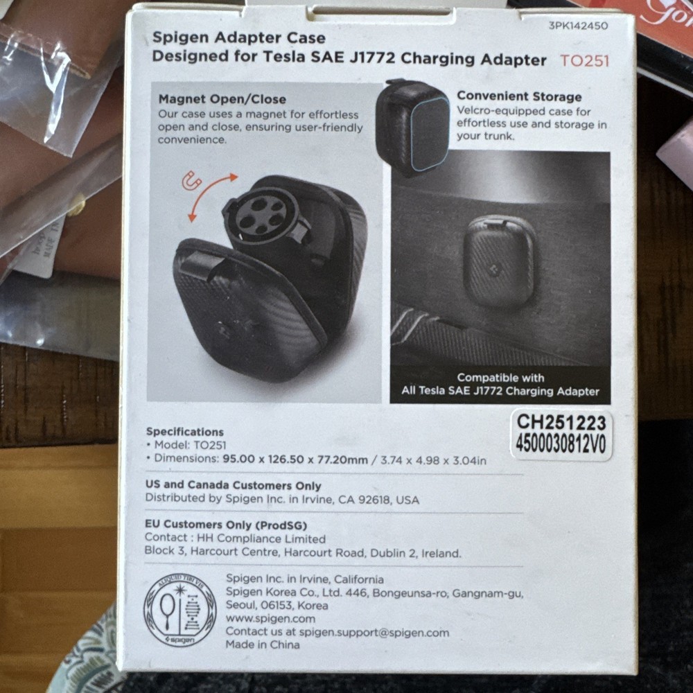 For Tesla | Spigen TO251 Charging Adapter Case