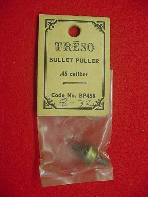 Tresso-.45 Caliber Bullet Puller  - 8-32 Thread- New !