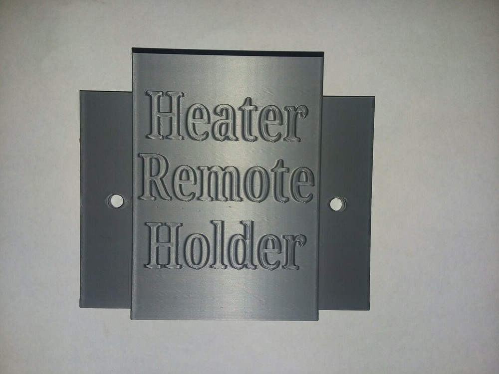 Electric Fireplace Remote Control Holder. Wall mount. 3D Printed.