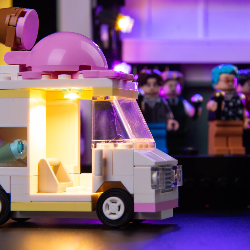 LocoLee LED Light Kit for Lego 21339 BTS Dynamite Creative Decor Lighting Set