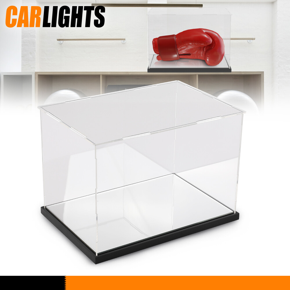 Clear Single Boxing Glove Horizontal Display Case