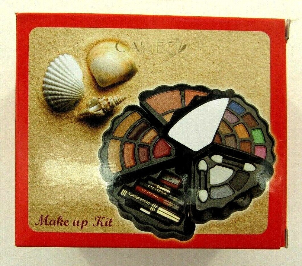 CAMEO Make-Up Kit #8913B Seashell Shaped Multi Layer