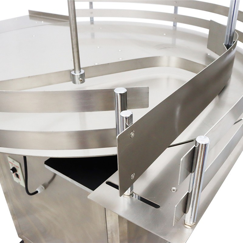 39.3" Automatic Round/Square Bottle Unscrambler Accumulation Table Bottle Sorter