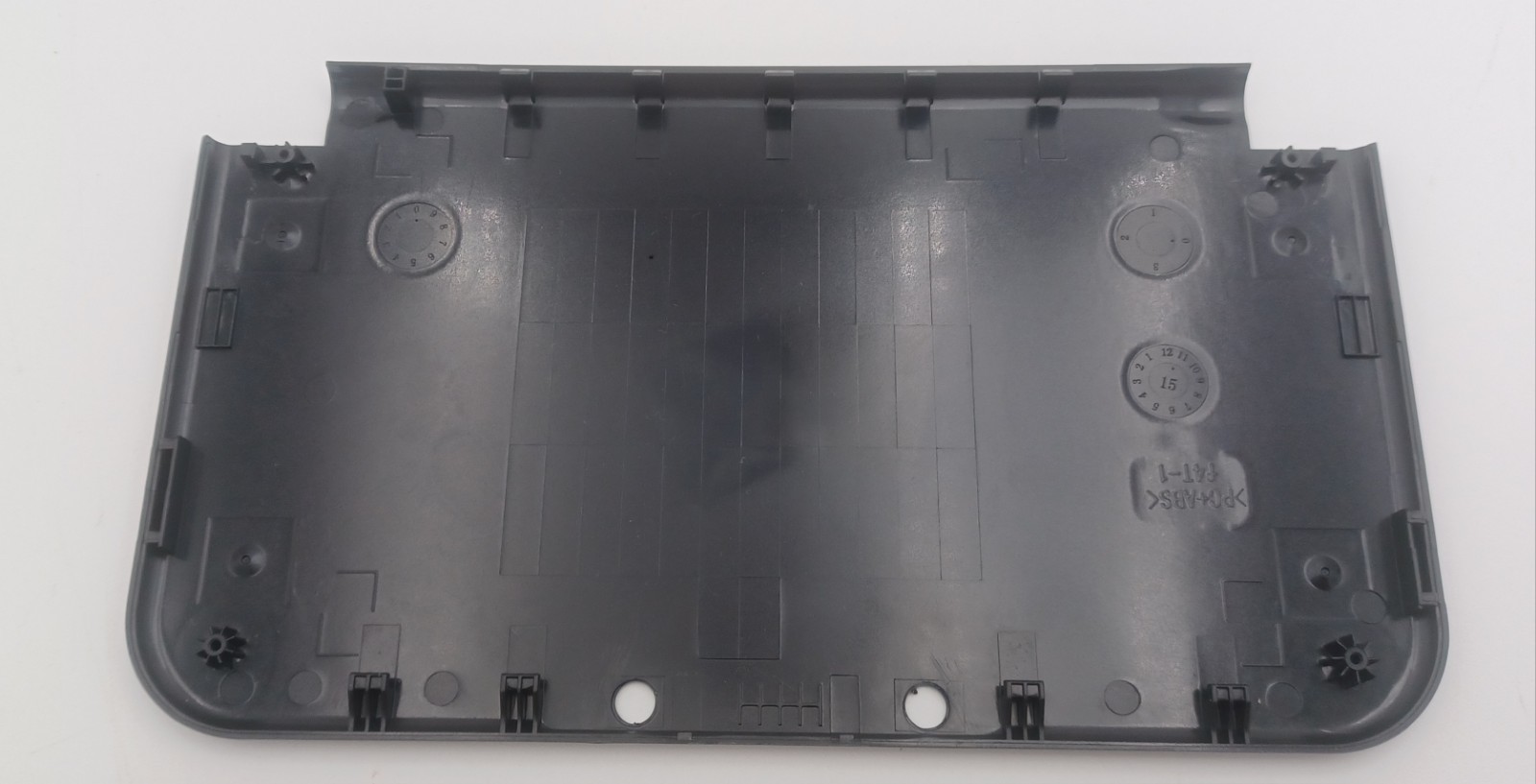 New Nintendo 3ds Xl LL Blue Replacement Shells Front/Rear+Rubbers + Screws+Label