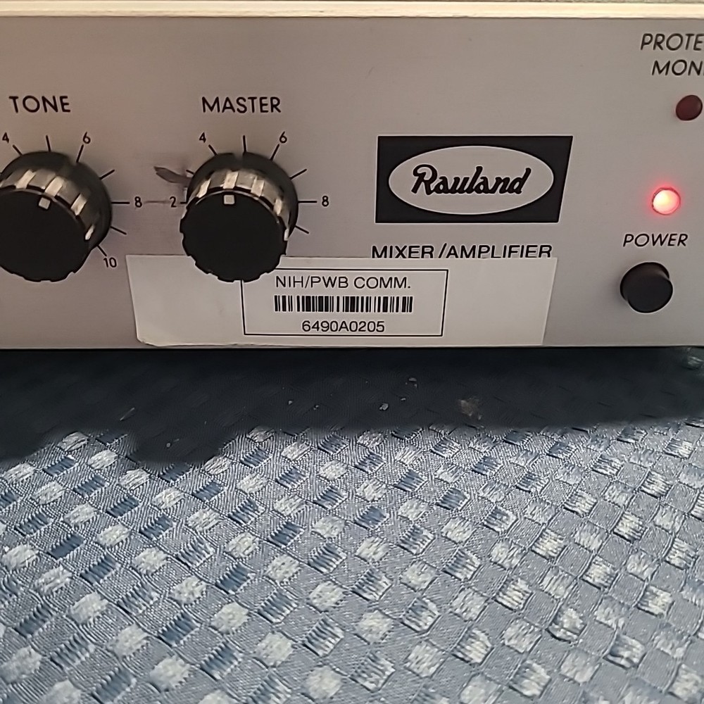 Rauland 1402 Mic Mixer/Amplifier Power's On But Untested.