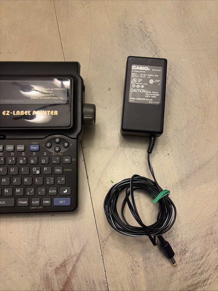 Casio KL-8200 EZ-Label Printer With AC Adapter