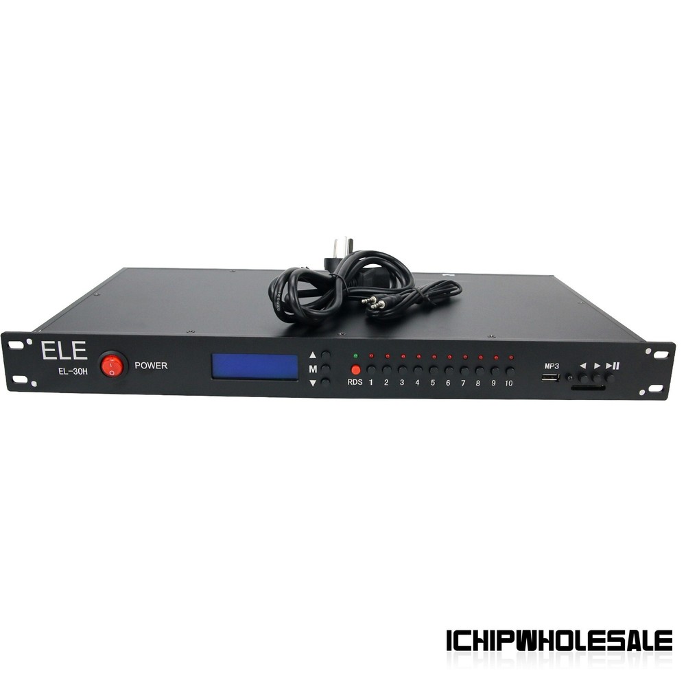 ELE EL-30H 30W FM Broadcast Transmitter w/ RDS & Power Amp Module for Mitsubishi