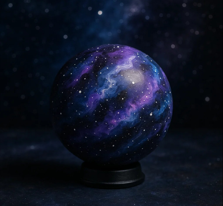 2" Solid Plastic Art Sphere, Paintable 50 mm DIY Craft Ball, Seamless, QTY 2