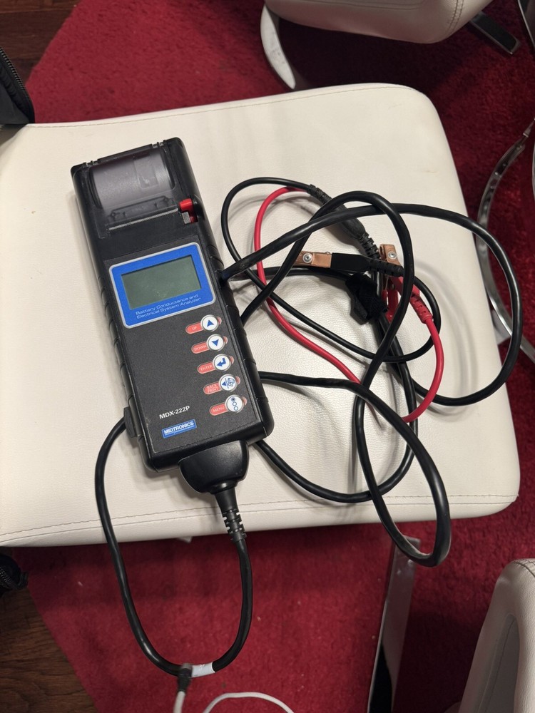 Midtronics 6/12V Battery, 12/24V Electrical System Analyzer MDX-222P
