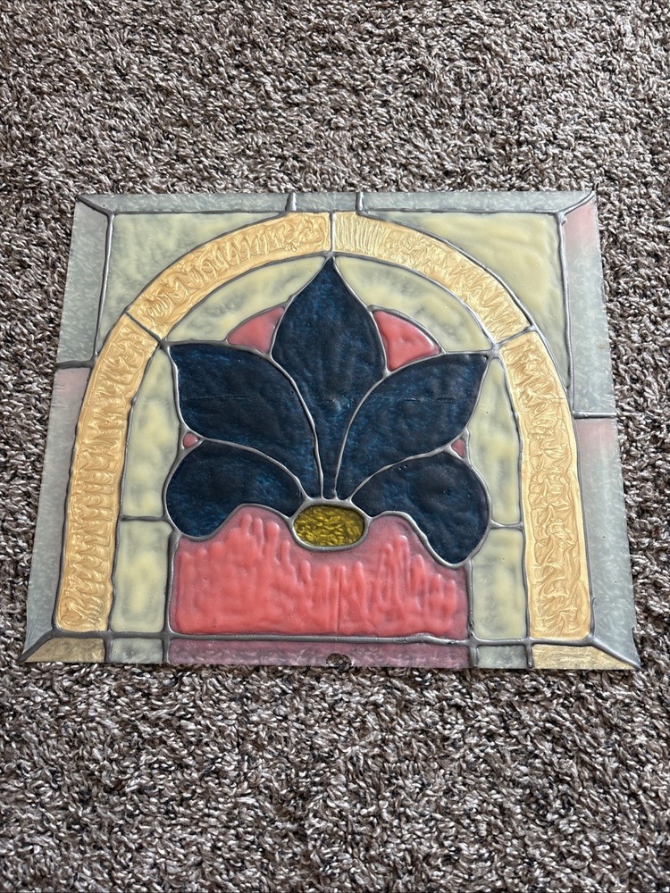 Faux Stained Glass Panel 12x14