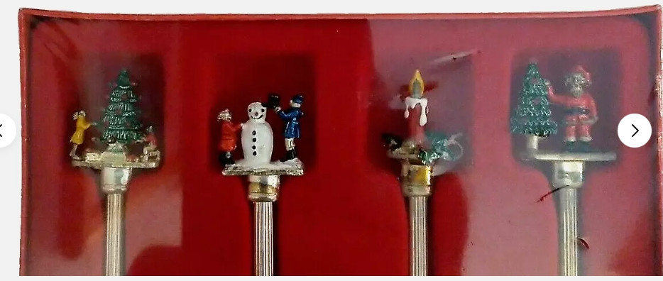 NWT Silver Christmas Spoons - Set of 4