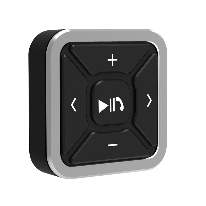 Car Wireless Bluetooth MP3 Media Remote Control Button Steering Wheel Bike Mount