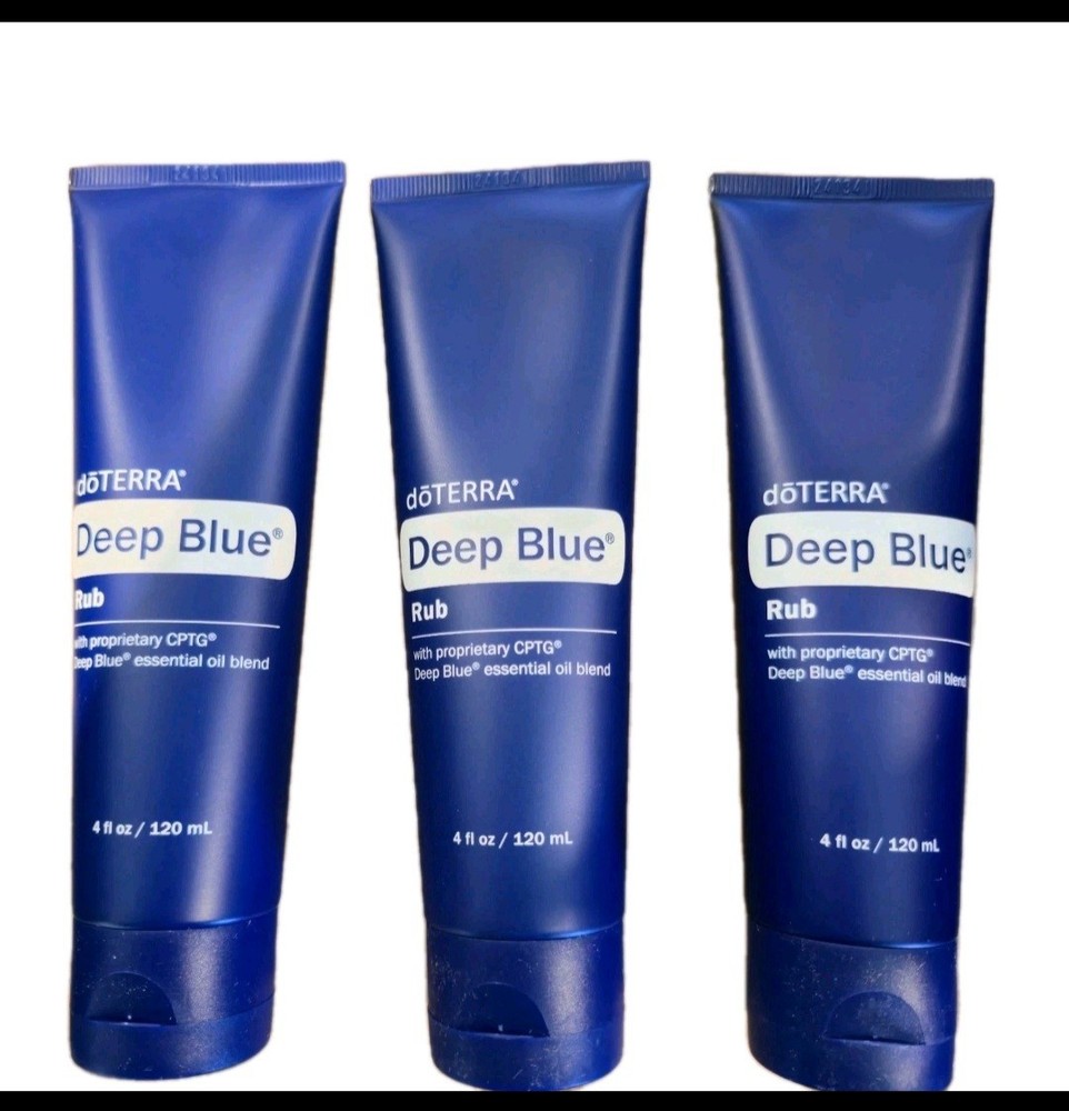 doTERRA Deep Blue Rub 3 Pack *Authentic* Sealed 4 oz Each Best Value Pack