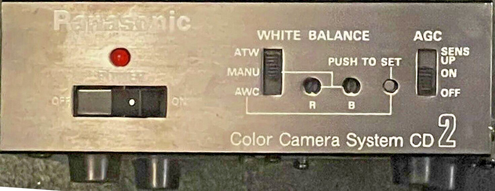 PANASONIC WV-CD2 CCTV Color Camera System CD 2 - 12VDC