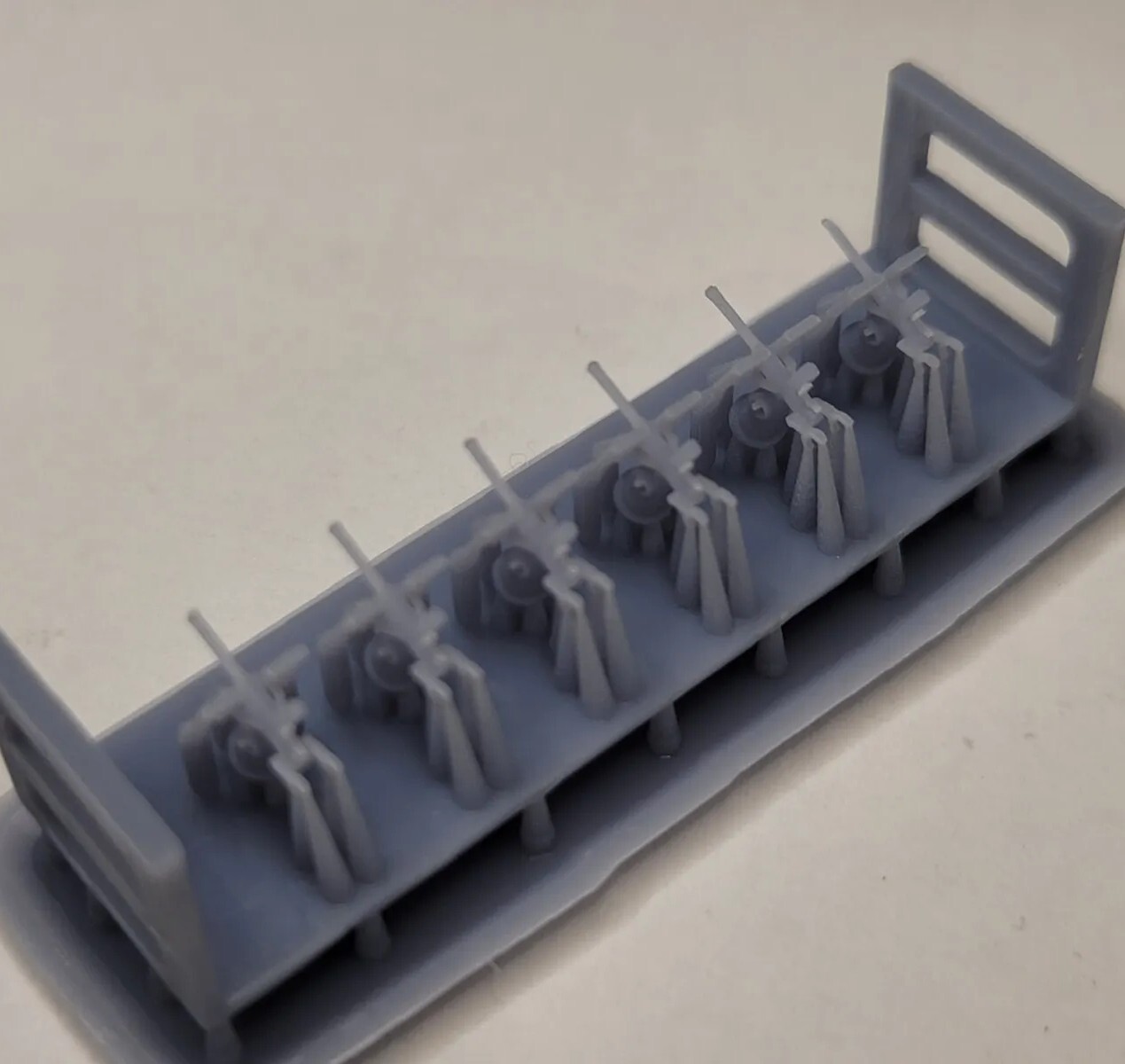 1/350 3D Printed 20mm Oerlikon AA Guns (Early) X 12 For WW2 Model Warships