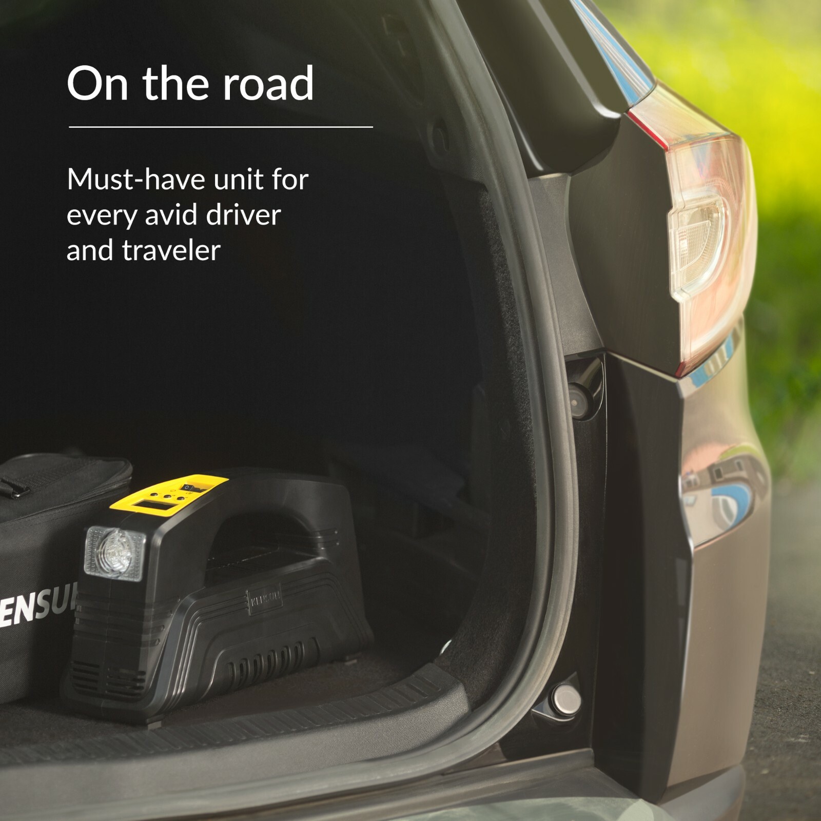 Air Compressor kensun Tire inflator portable digital Electric ac\dc