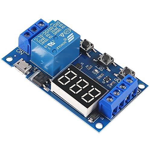 DC 6-30V Timer Relay Programmable Delay Relay Module Cycle Timer with LCD 10pcs