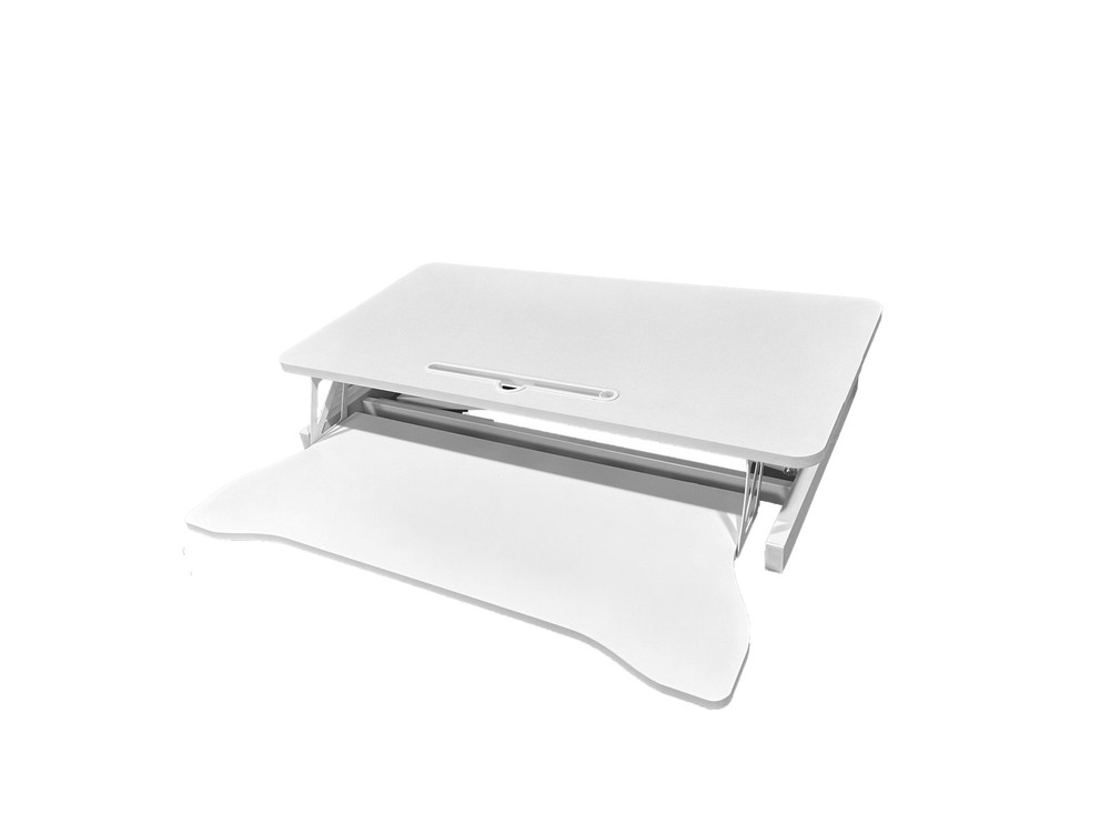 32In Desk Converter Height Adjustable Sit to Stand Riser Standing Computer Desk