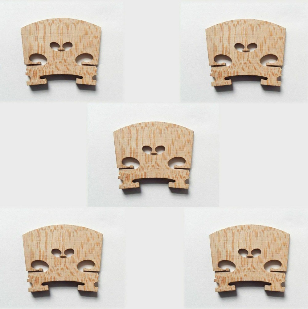 5x 4/4 AAA Violin Maple Bridge String Accessory Violin Parts Fitting