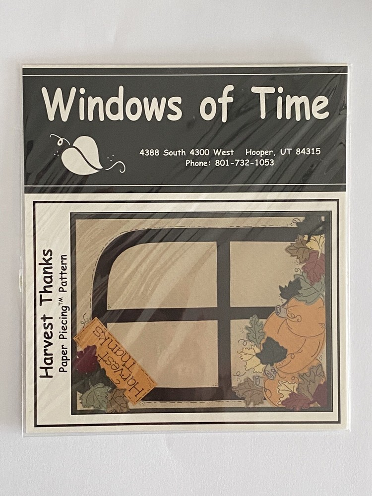 Windows of Time Paper Piecing Patterns - various patterns to choose from
