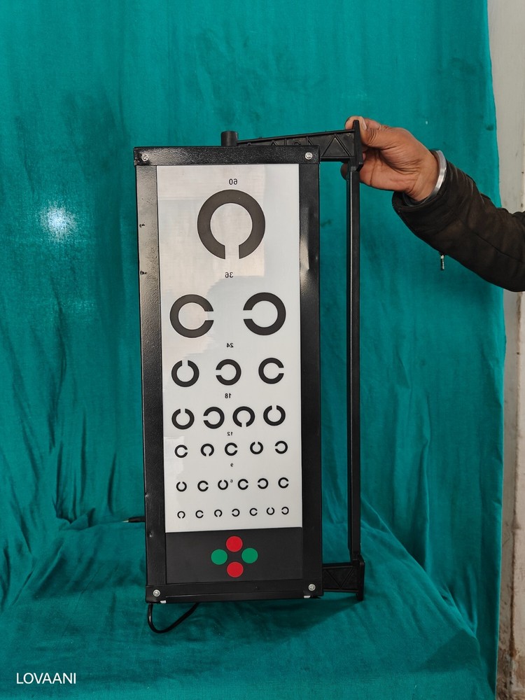 Rotating Eye Vision Drum – Eye Test Chart for Optometry & Eye Exams