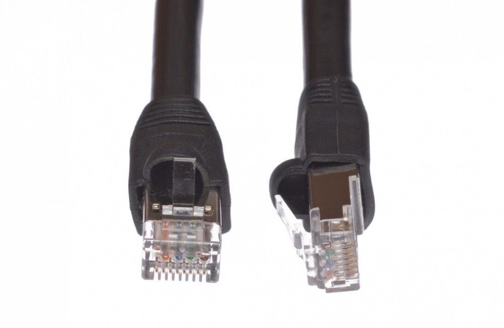 Black 250 Ft Outdoor Ethernet Cable