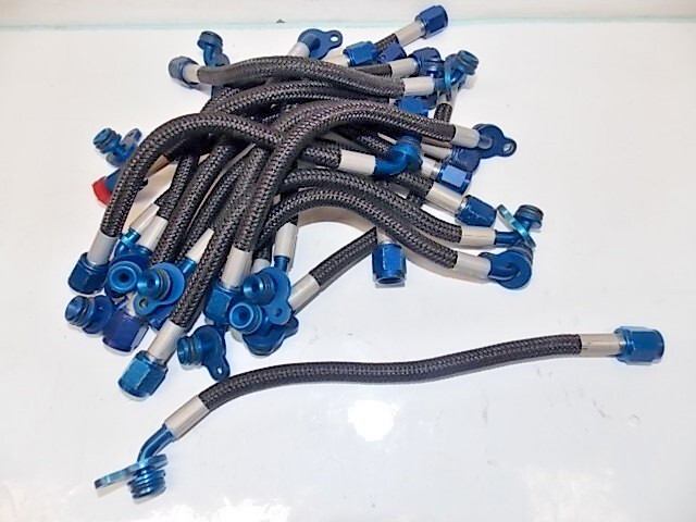 1) BMRS -4 Lt wt braided lines ST AN-4 / AP orb Brembo race Alcon 061725-30