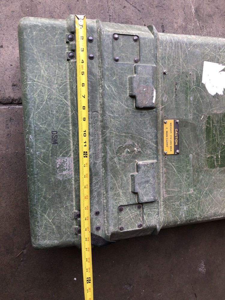 Hardigg Style Rack Mount Case General Dynamics Military Electronics Crate 36.5"