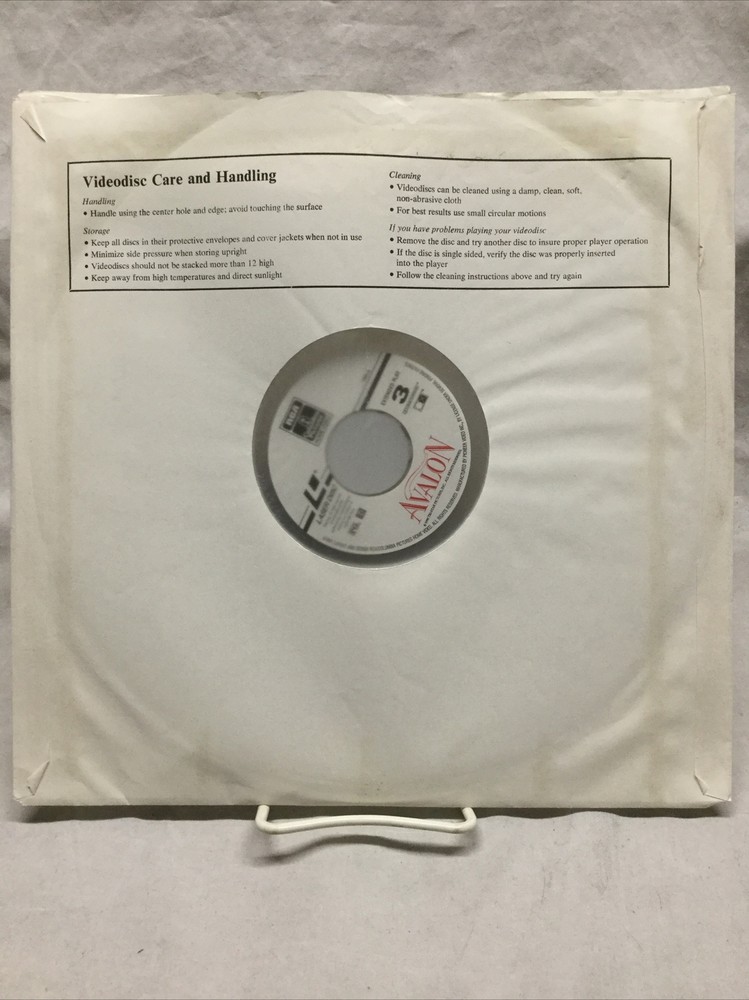 Avalon Widescreen Laserdisc Vintage Untested Barry Levinson