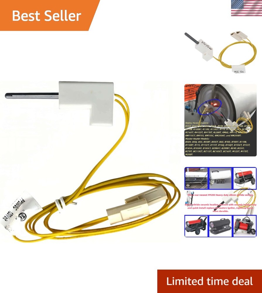 Silicon Nitride Hot Surface Igniter for Reddy & Master Heaters - Fast Install