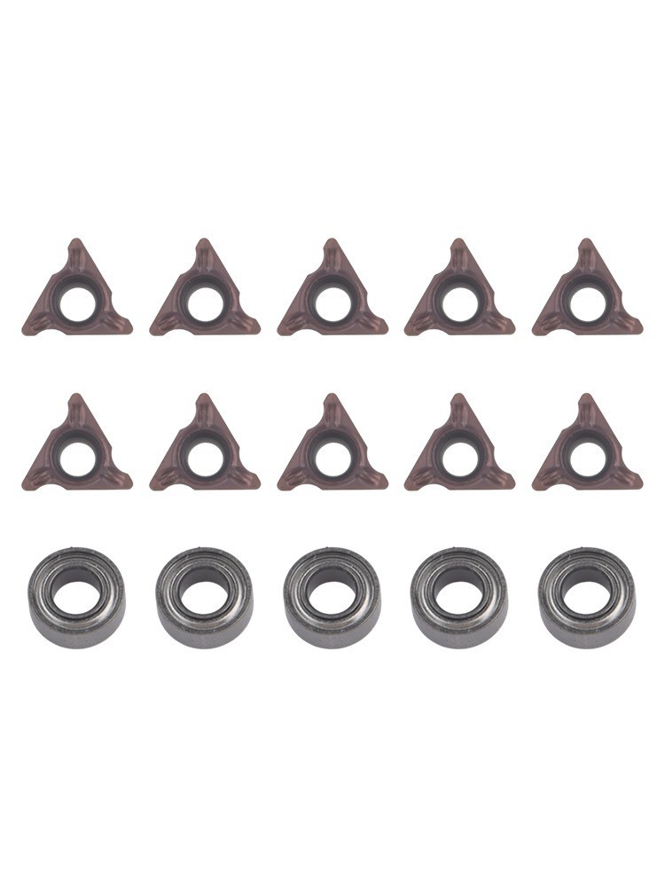 15PCS R Angle Inserts with Bearings for Mini Pneumatic Chamfering Machine