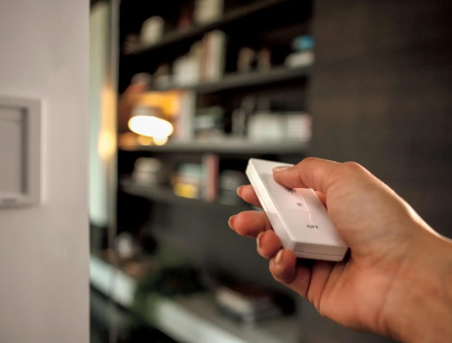 Philips Hue Wireless Dimmer Switch + Remote 473371 Battery Powered Works w/ Hub