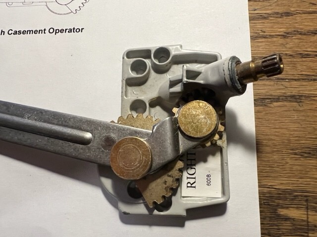 Straight Operator Right Hand 2011 present Andersen E series casement