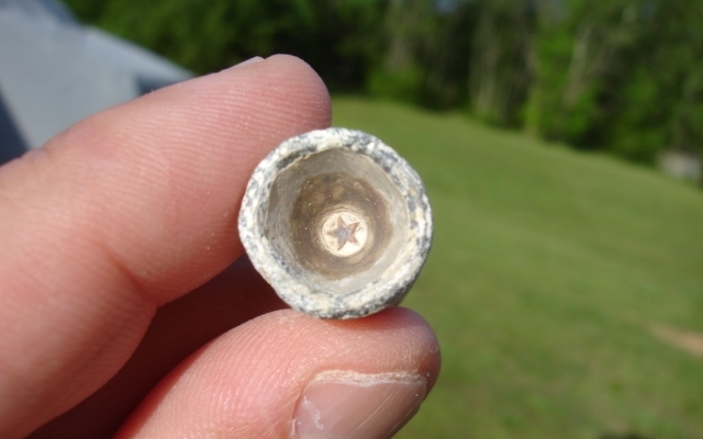 Rare Civil War Star Base Washington Arsenal Bullet Richmond, Virginia