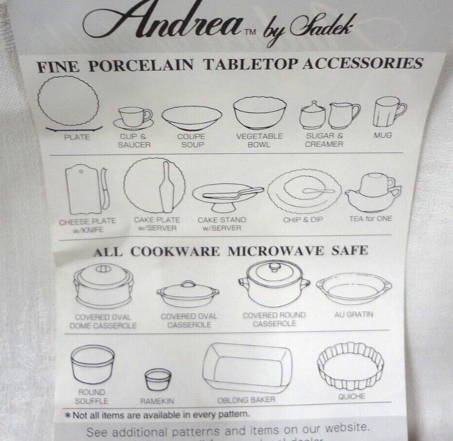 1996-2006 ANDREA by SADEK - CORONA PATTERN large 14" BREAD TRAY/SERVER - MINT