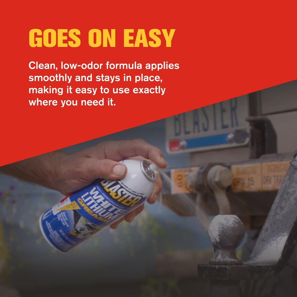 B’laster White Lithium Grease Spray – High-Performance 3 Pack