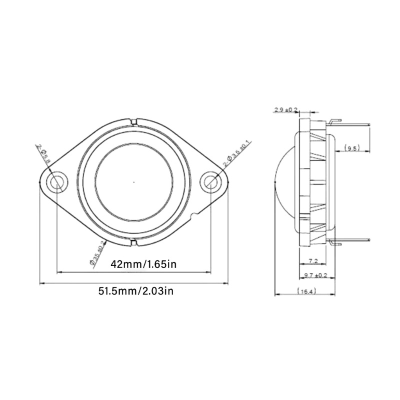 Industrial Durability Tweeter Aluminum Construction For Long Term Reliability