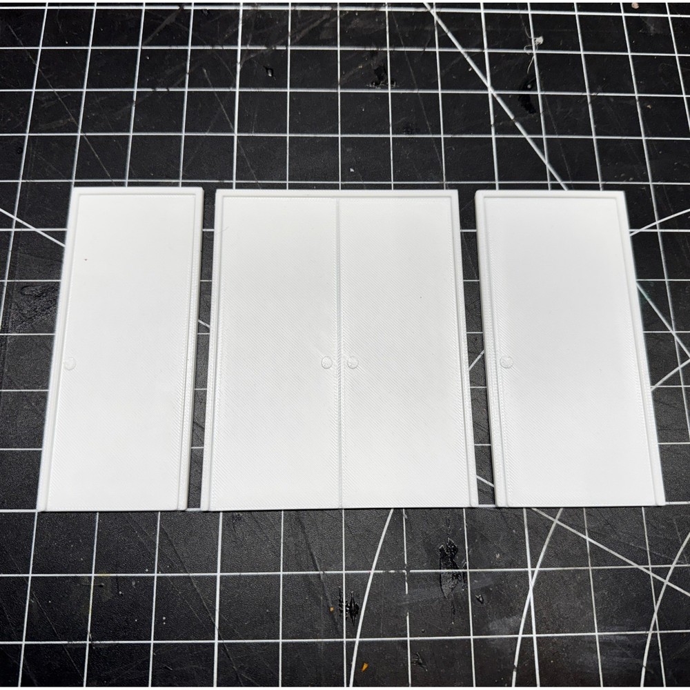 Miniature 1:18 Scale Solid Panel Door for Diecast Diorama Model by Nagscraft