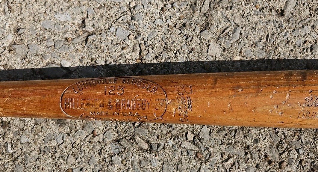 Vintage Game Used Cleveland INDIANS Star WOODIE HELD baseball Bat BALTIMORE '66