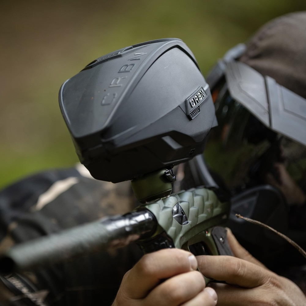 CRBN DRV 200 Loader - Carbon Paintball Black